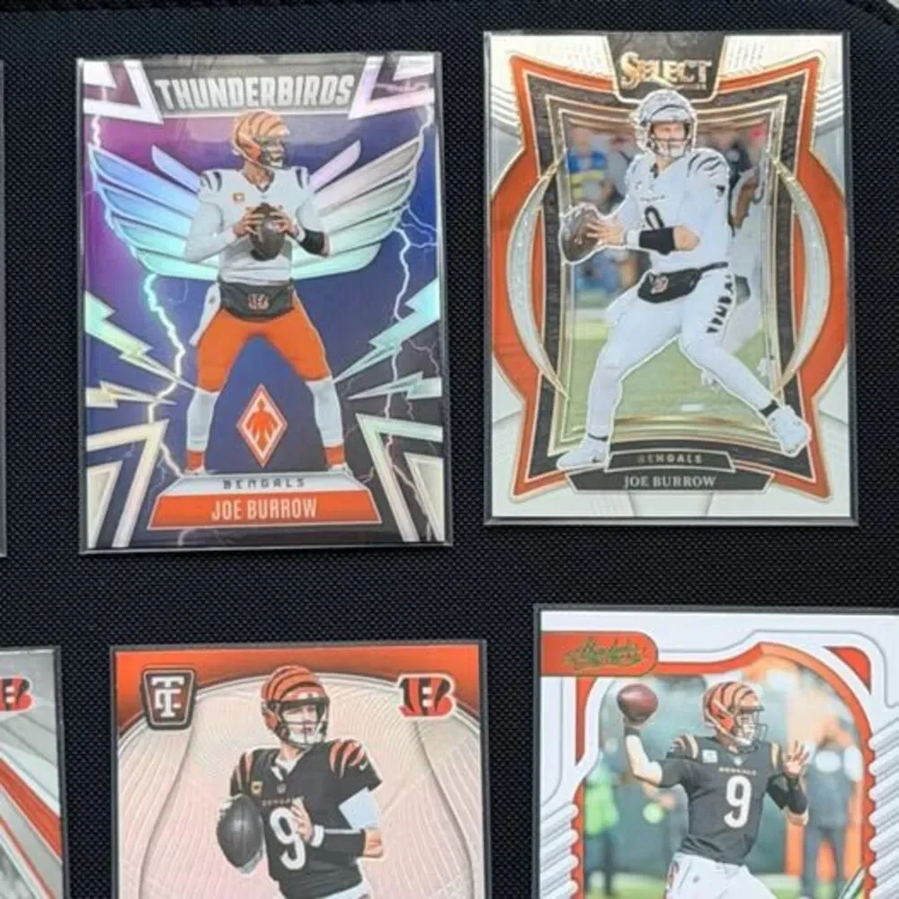 Joe Burrow Bengals Football Card Lot – Optic, Select, Prestige, Revolution, Rook